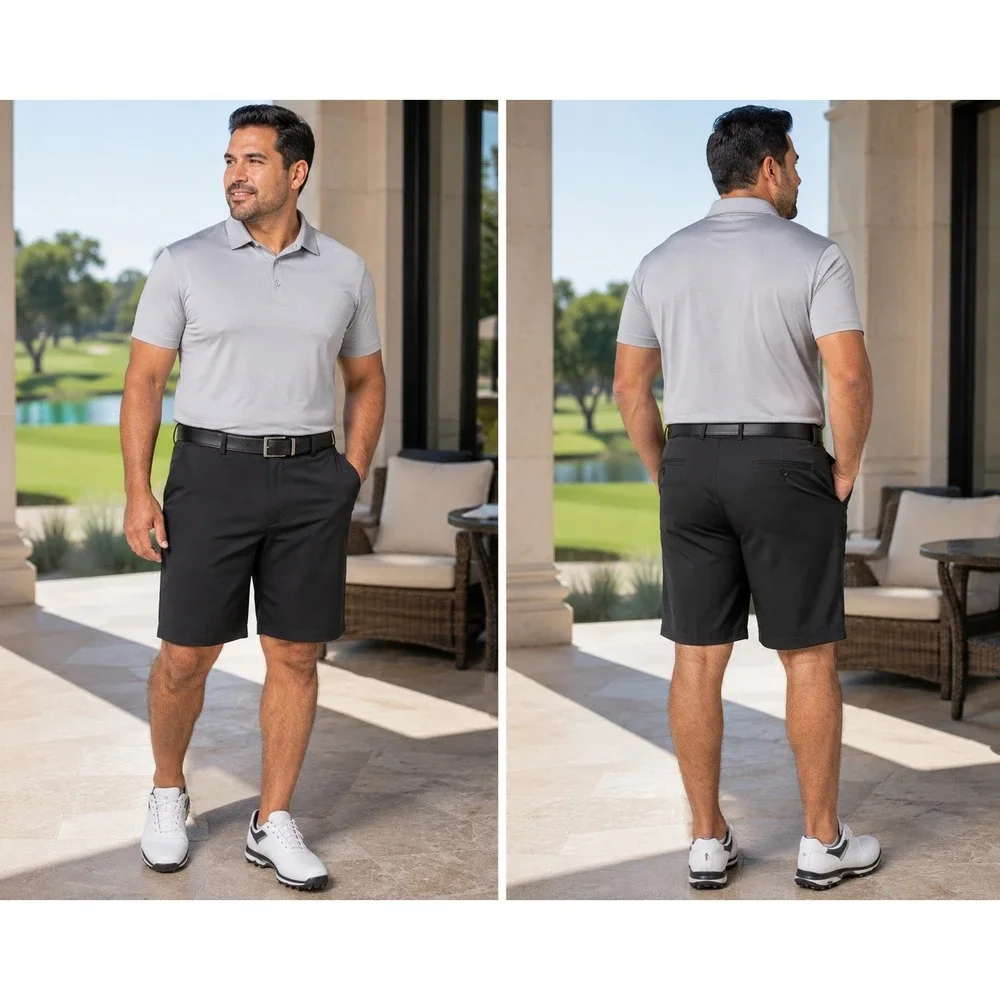 NWT Callaway Golf Active Waistband Performance Shorts‎ Mens 40 Black